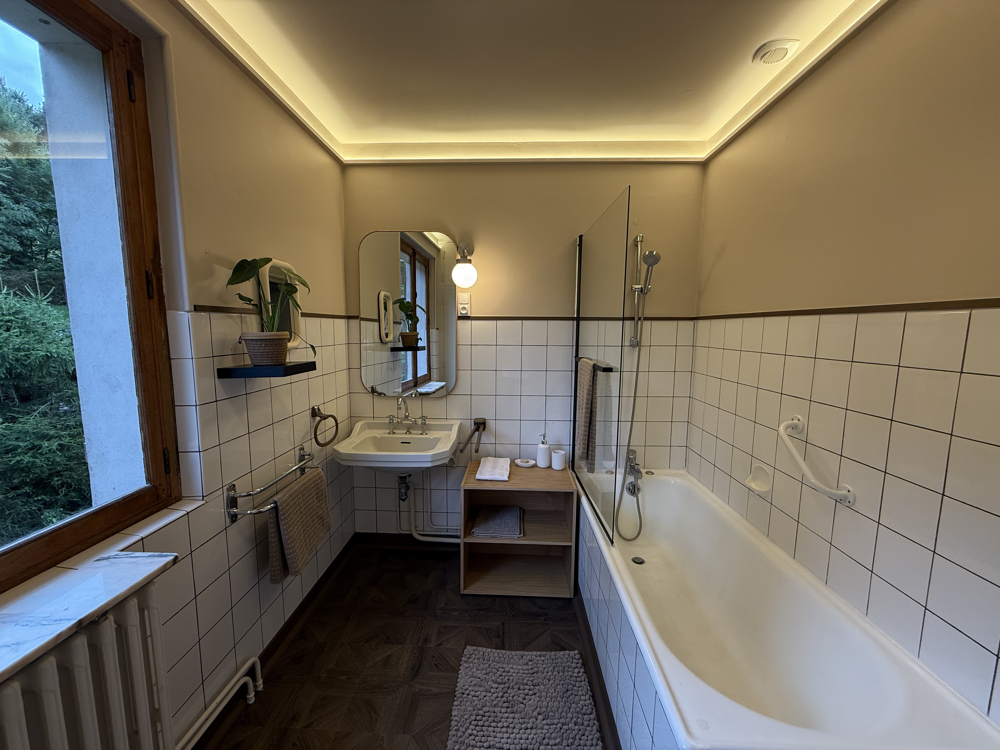 Salle de bain après